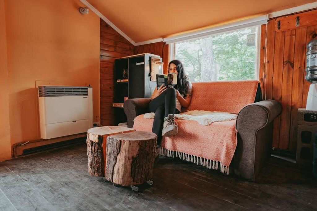 Chalet Cabana En El Bosque Con Cine Privado Y Jacuzzi
