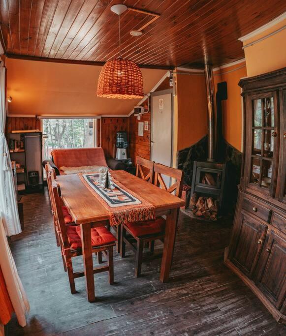 Cabana En El Bosque Con Cine Privado Y Jacuzzi