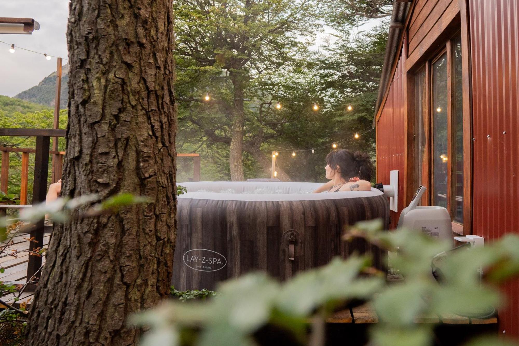 Cabana En El Bosque Con Cine Privado Y Jacuzzi