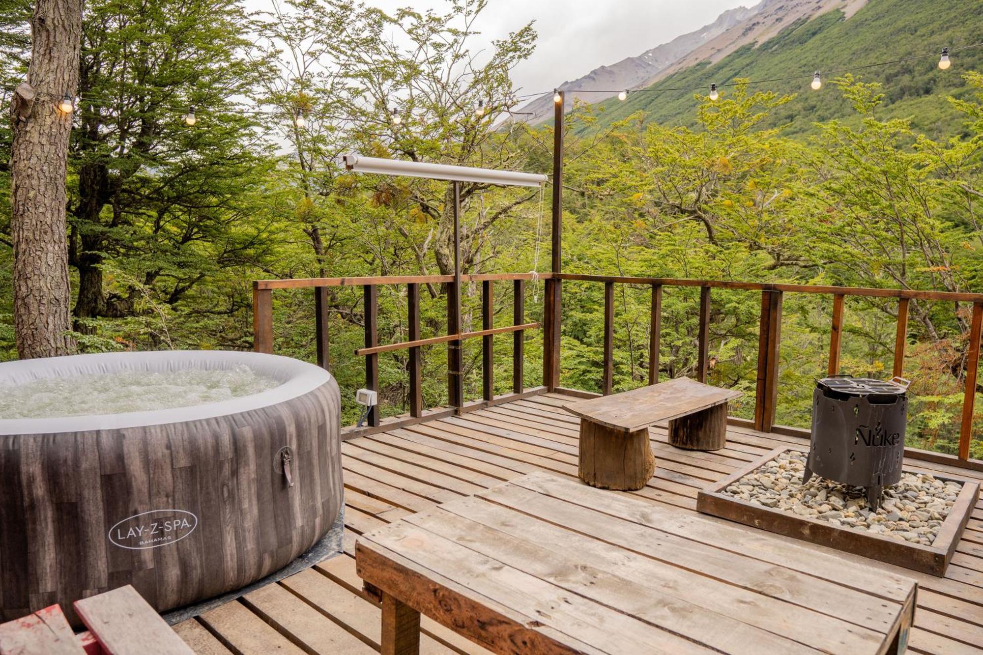 Chalet Cabana En El Bosque Con Cine Privado Y Jacuzzi Ushuaia