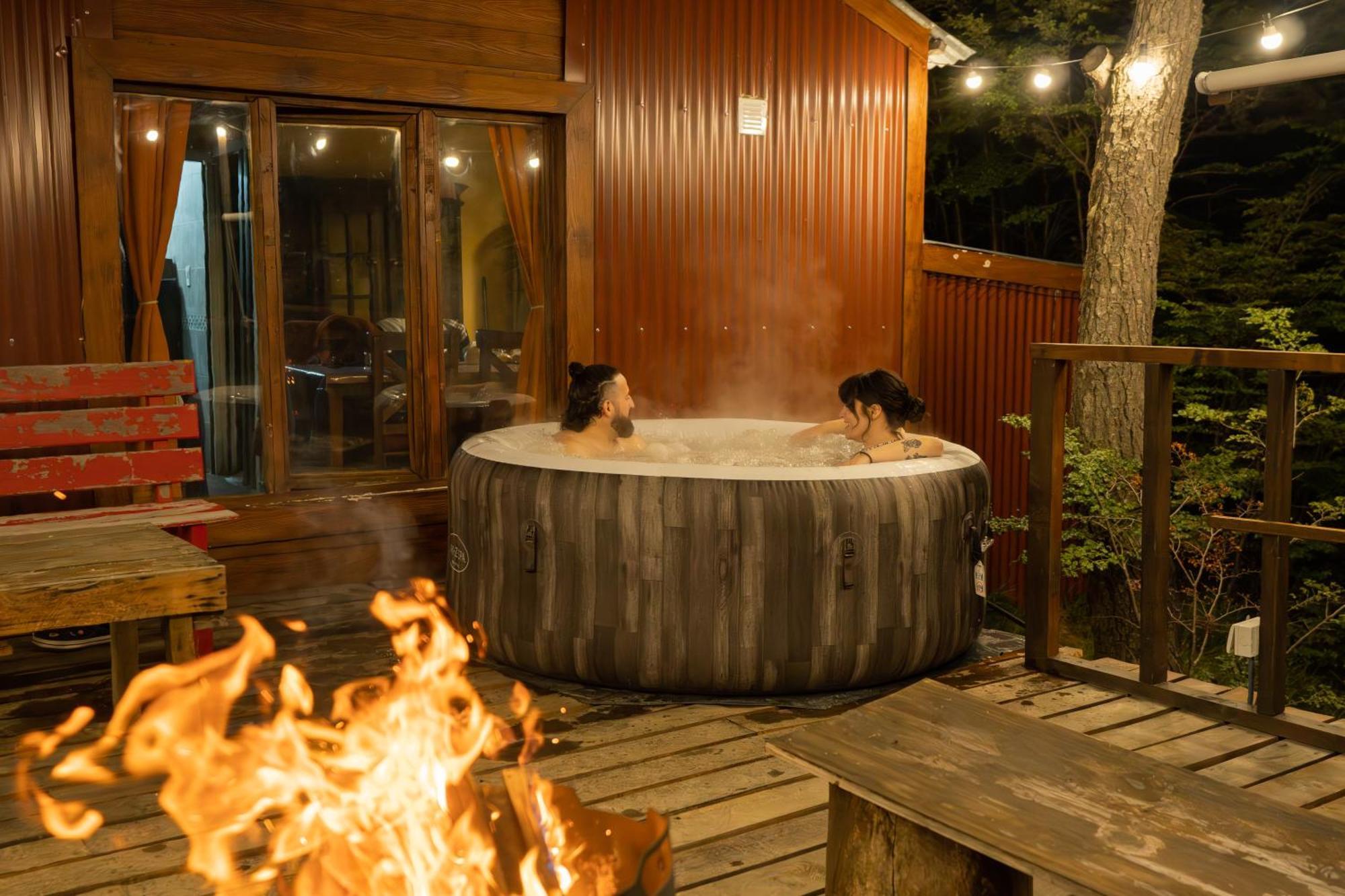 Chalet Cabana En El Bosque Con Cine Privado Y Jacuzzi Ushuaia