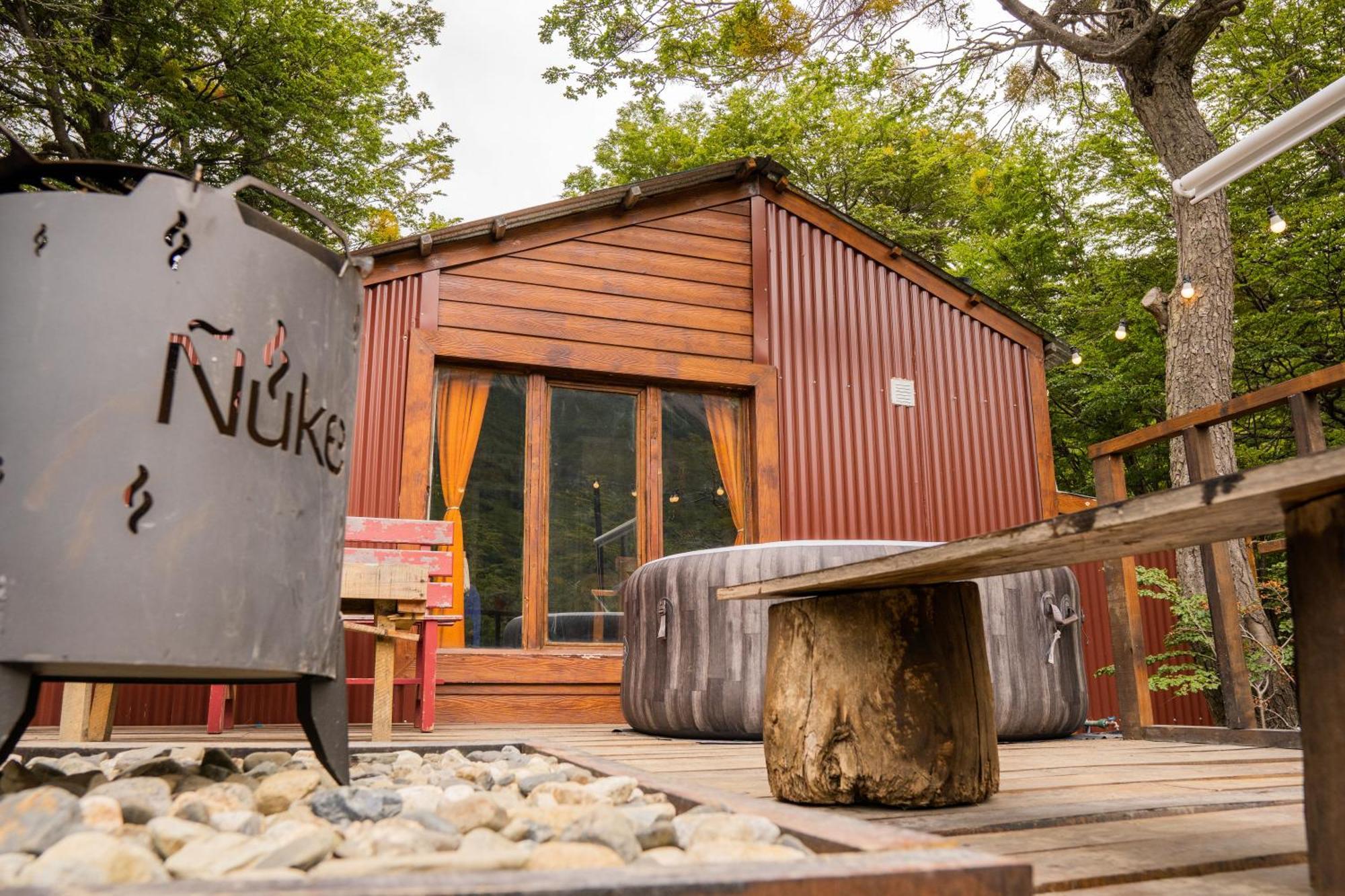 Chalet Cabana En El Bosque Con Cine Privado Y Jacuzzi